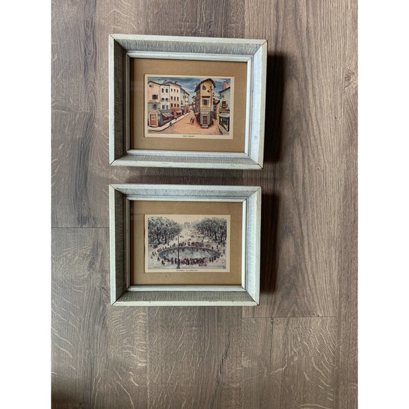 Paris France Scene Prints by Buzelli 1950's - Picture 7 of 7